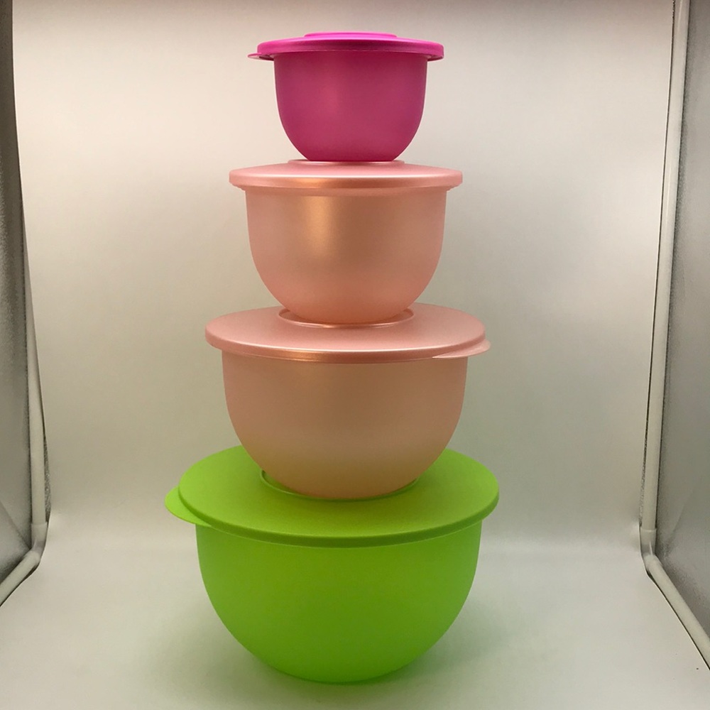 Tupperware Murano Bowl Set of 4 - Picture 3 of 16